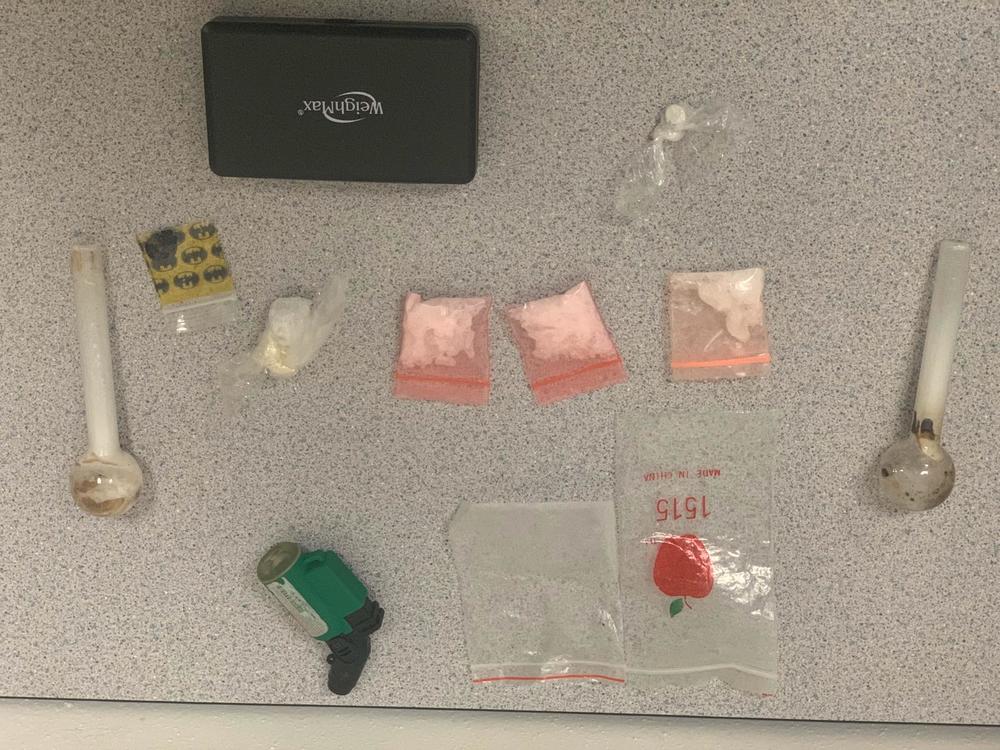 photo of drugs on table