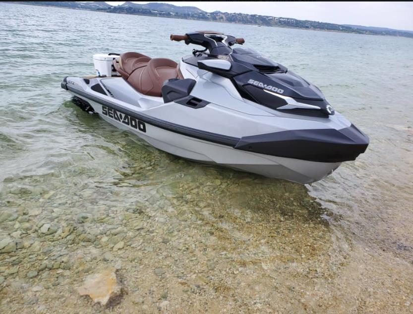 photo of gray jet ski