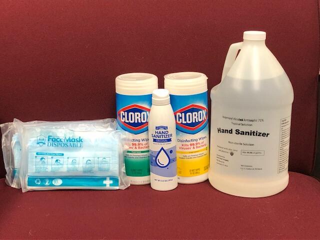 photo of cleaning supplies