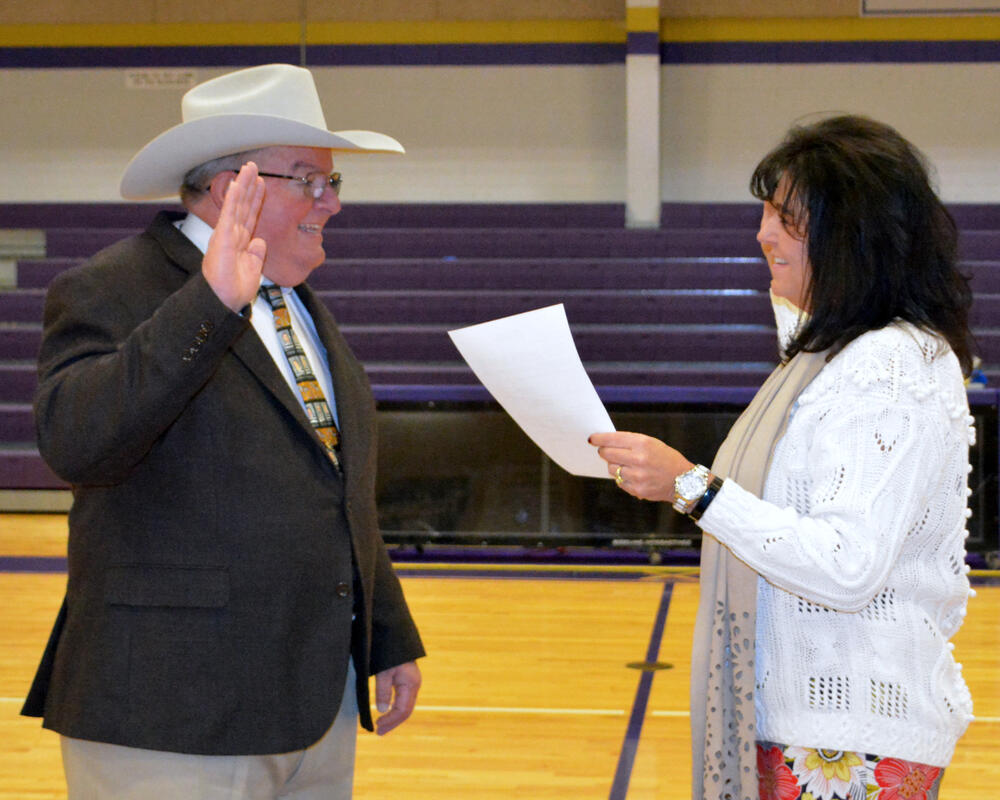 Sheriff Zwicke swearing in