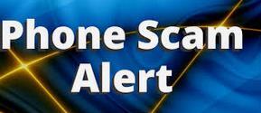 photo of phone scam alert