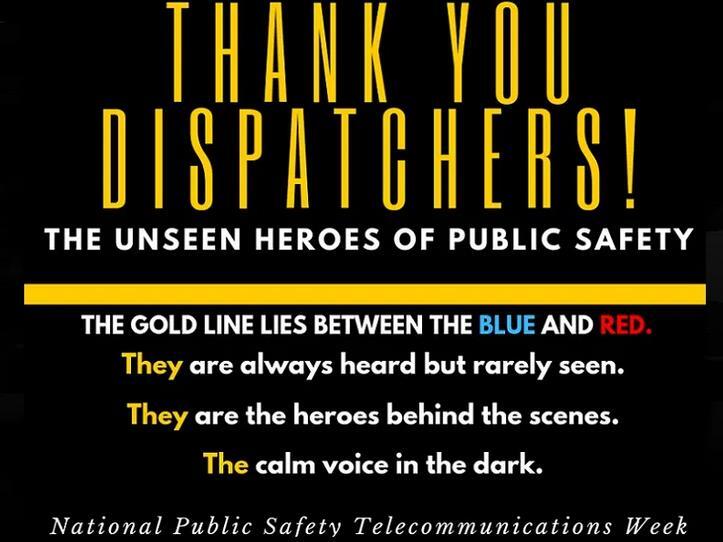 photo of Thank you Dispatchers