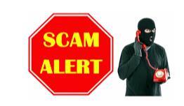 photo of word scam alert