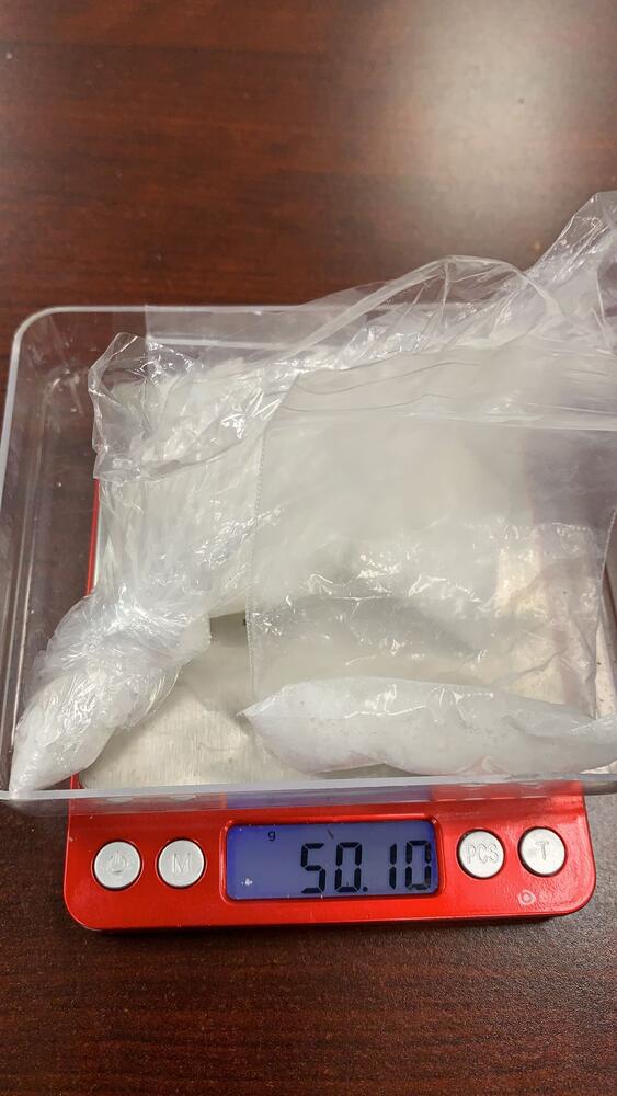 photo of drugs on scale