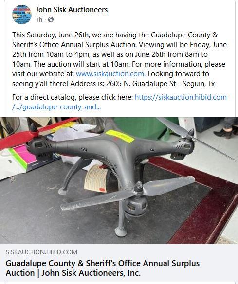 photo of information about auction