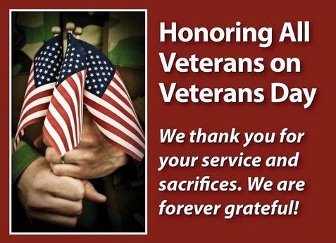 photo honoring Veterans