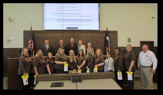 Guadalupe County Commissioner's Court at National Telecommunicator's Week