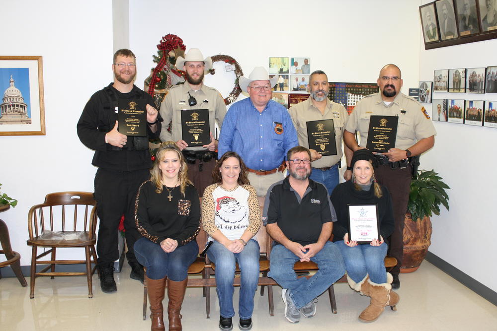Deputies who won No Shave and Best Nails contest